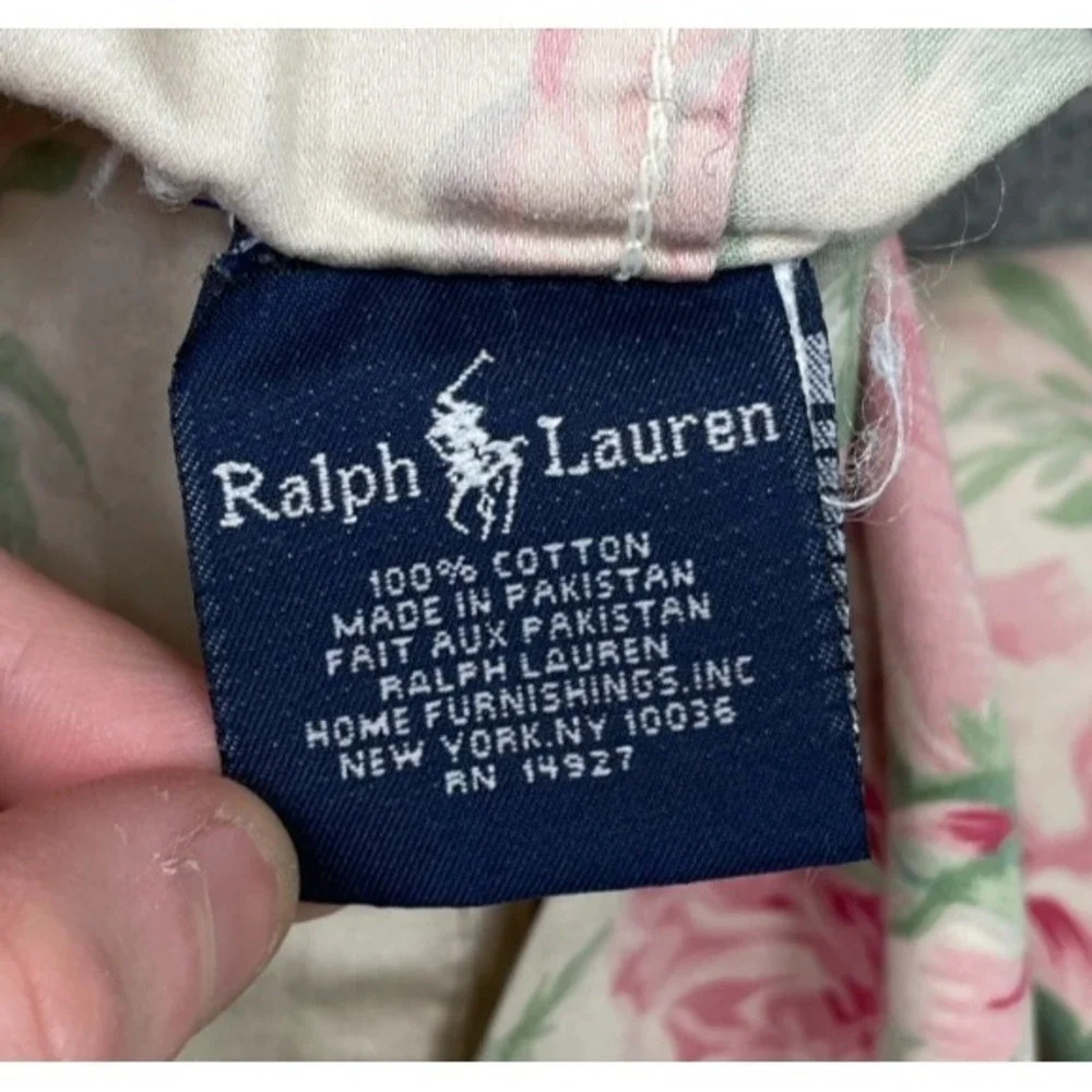 Vintage Ralph Lauren Therese Standard Pillowcase Floral